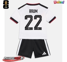 Niemcy David Raum #22 Koszulka Podstawowa dzieci MŚ 2026 Krótki Rękaw (+ krótkie spodenki)